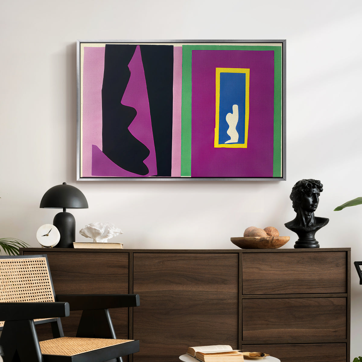 Destiny (Le destin), from Jazz, 1947 - Floater Framed Canvas Print