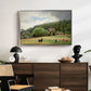 Farm with Grazing Cows (Bondegård med beitende kuer), 1892 - Floater Framed Canvas Print
