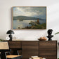 The Jetty at Feste near Moss, 1898 - Floater Framed Canvas Print