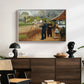 L. A. Ring Painting near Aasum Smithy, 1893 - Floater Framed Canvas Print