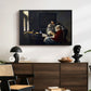 Girl Interrupted at Her Music, c. 1658-1659 - Floater Framed Canvas Print