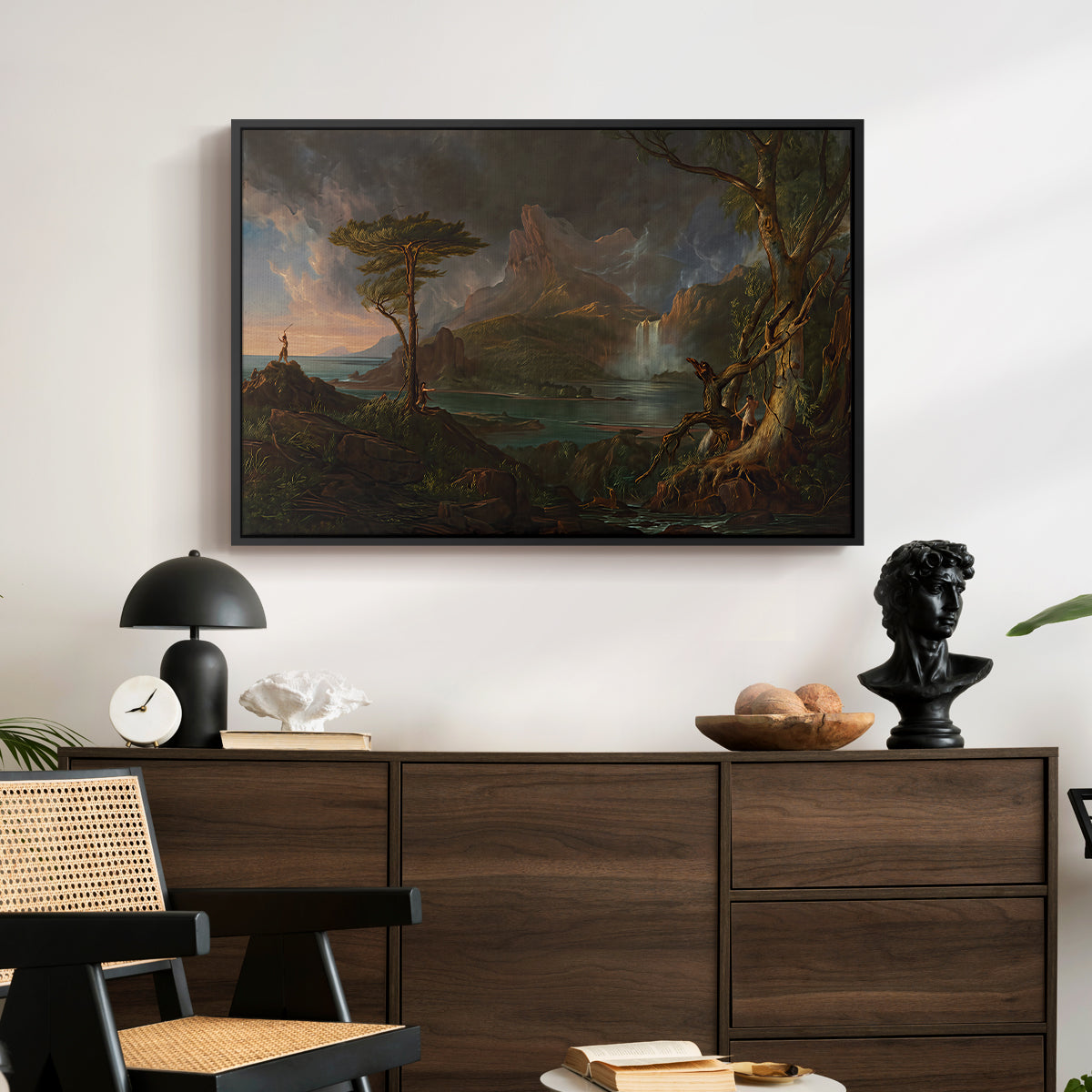 A Wild Scene, 1831-1832 - Floater Framed Canvas Print