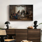 A Group of Danish Artists in Rome, 1837 - Floater Framed Canvas Print