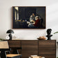 Girl Interrupted at Her Music, c. 1658-1659 - Floater Framed Canvas Print