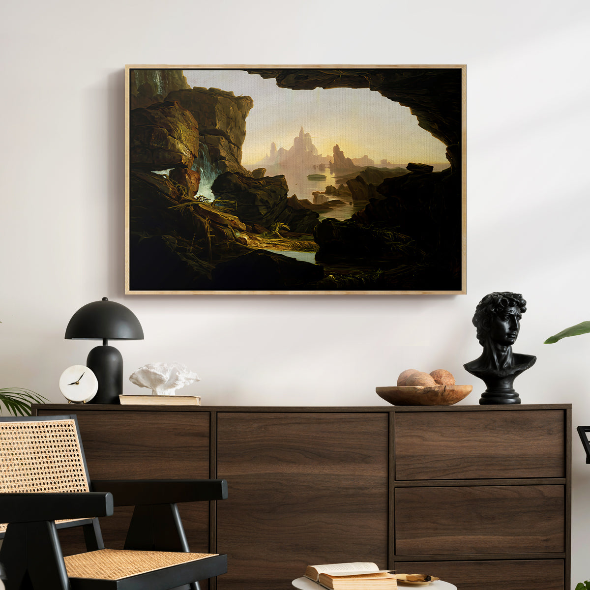 The Subsiding of the Waters of the Deluge, 1829 - Floater Framed Canvas Print