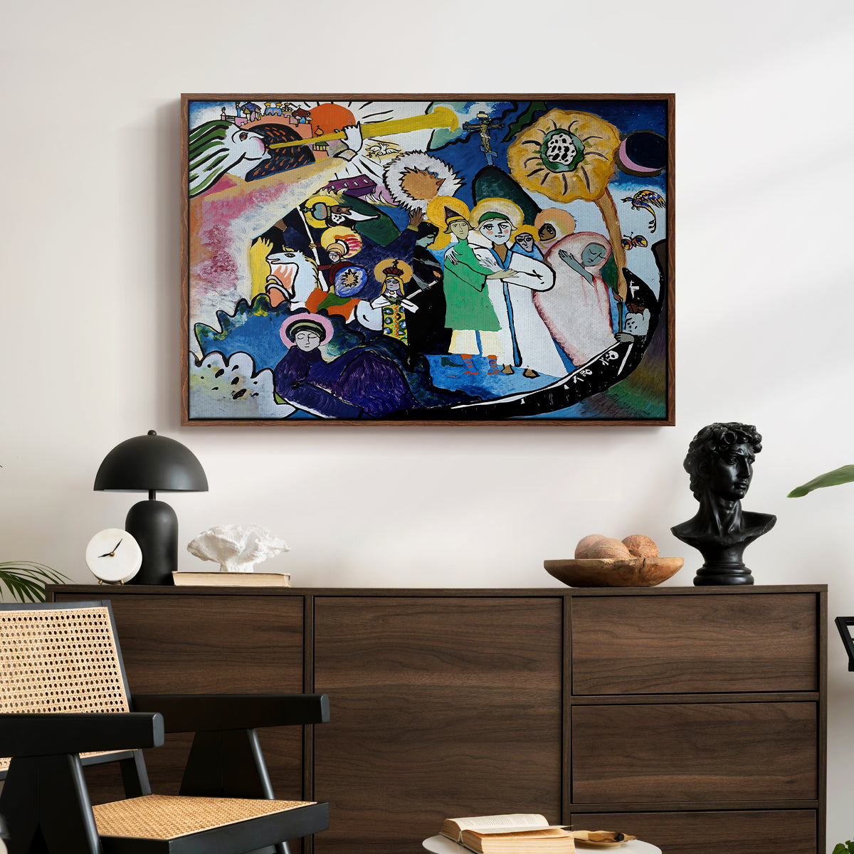 All Saints Day I, 1911 - Floater Framed Canvas Print
