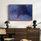 The Red Tree, 1909 - Floater Framed Canvas Print