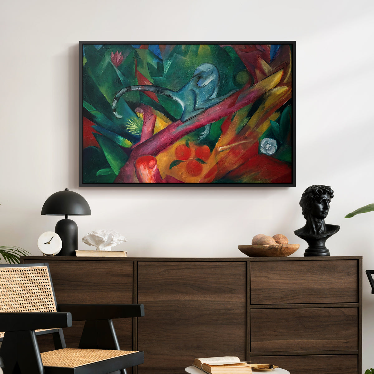 The Monkey, 1912 - Floater Framed Canvas Print