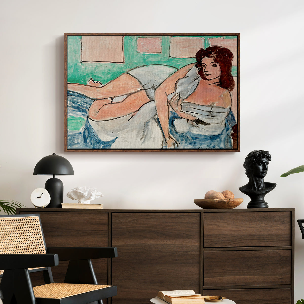 Nude in a Bathrobe (Nu au peignoir), 1941 - Floater Framed Canvas Print