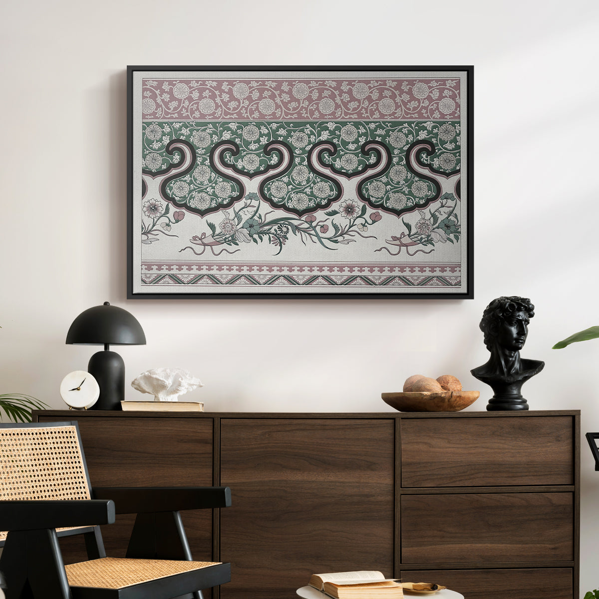 Examples of Chinese Ornament, Pl. LXXVI, 1867 - Floater Framed Canvas Print