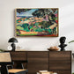 Landscape at Collioure, 1907 - Floater Framed Canvas Print