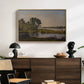 Landscape with a River, 1892 - Floater Framed Canvas Print
