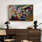 Fragment 2 for Composition VII, 1913 - Floater Framed Canvas Print