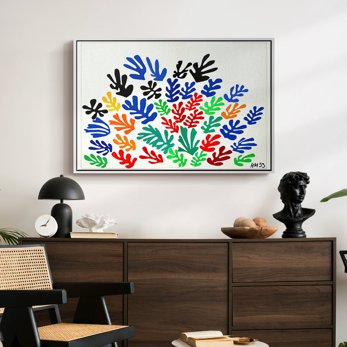 The Sheaf (La gerbe), 1953 - Floater Framed Canvas Print