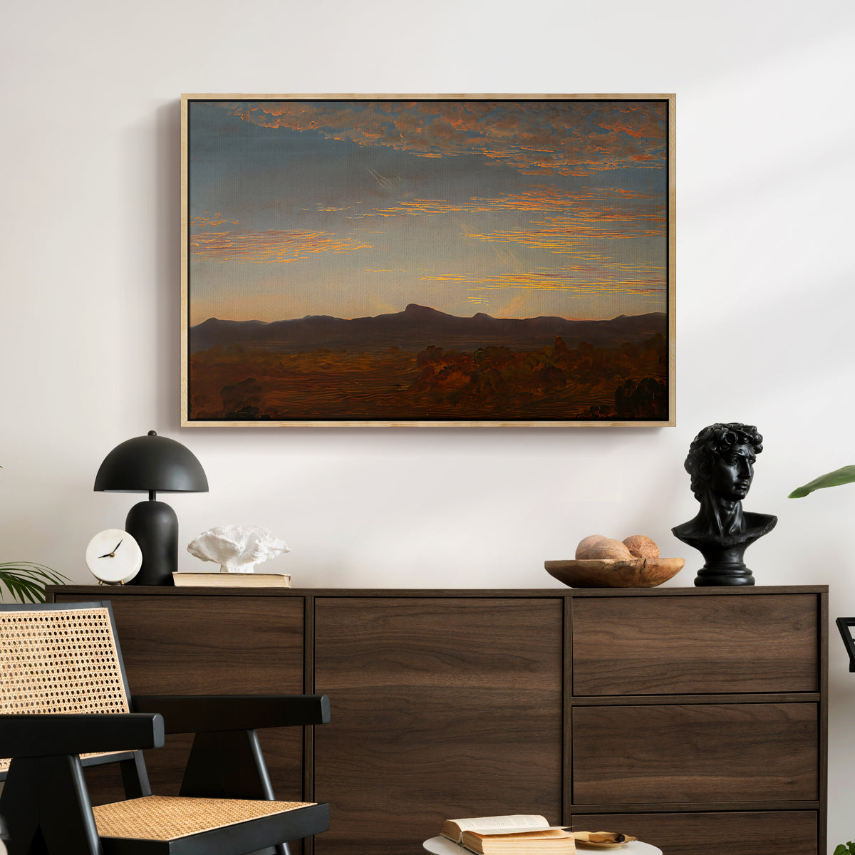 Study for "Catskill Creek", c. 1844-1845 - Floater Framed Canvas Print