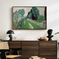 Landscape with Cypresses and Olive Trees near Nice, c. 1918 - Floater Framed Canvas Print