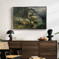 Eagles and Dying Stag on a Lakeshore, 1836 - Floater Framed Canvas Print