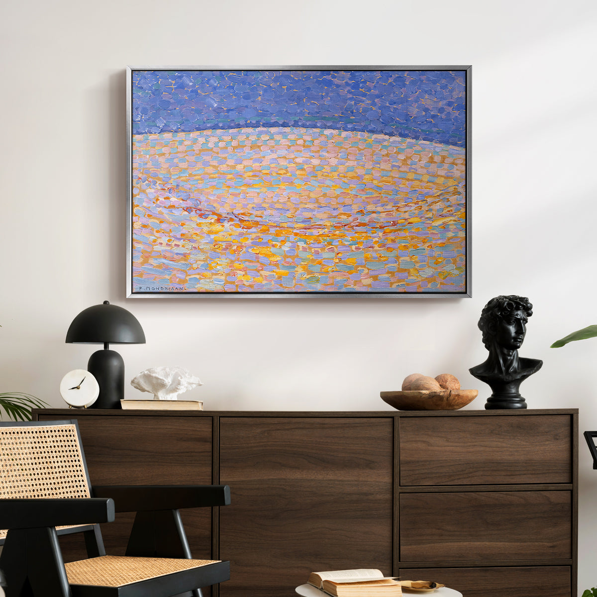 Dune III, 1909 - Floater Framed Canvas Print