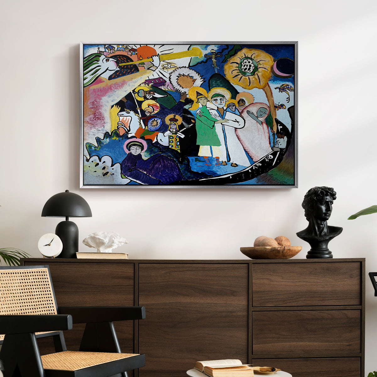 All Saints Day I, 1911 - Floater Framed Canvas Print