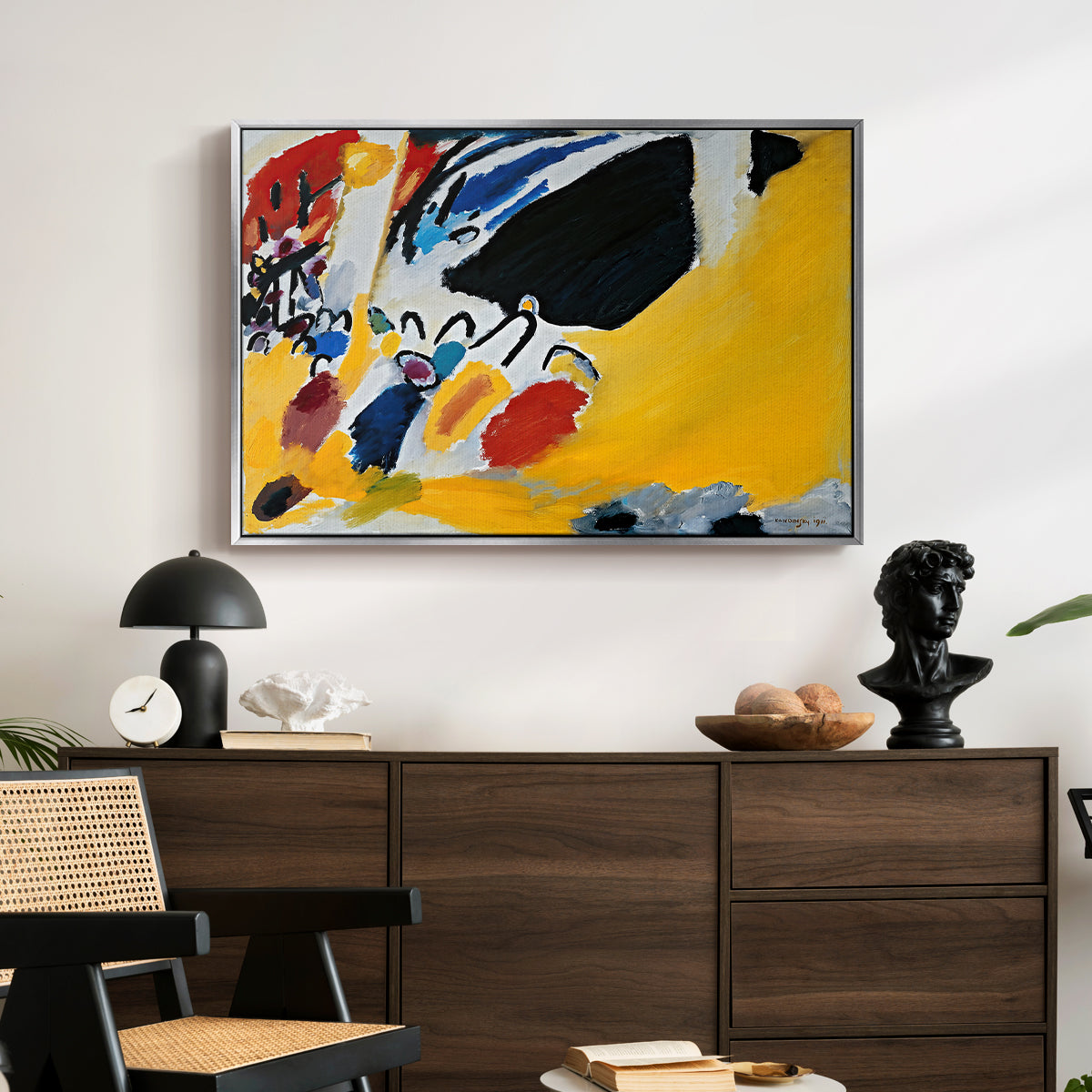 Impression III (Concert), 1911 - Floater Framed Canvas Print