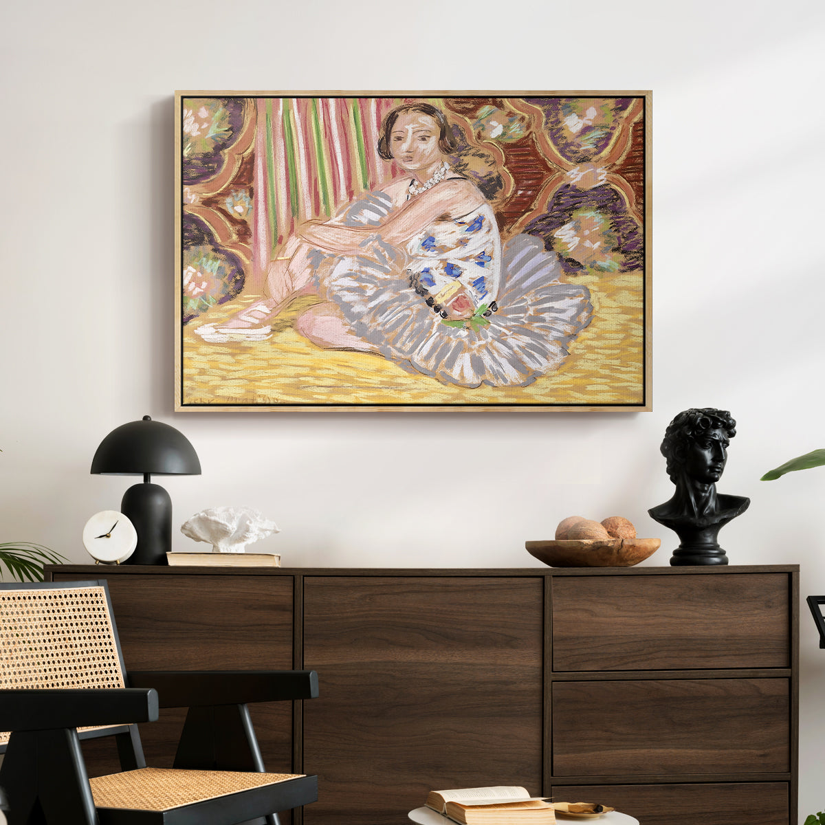 The Dancer (La danseuse), c. 1927 - Floater Framed Canvas Print