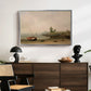 The Stranded Boat, 1863 - Floater Framed Canvas Print