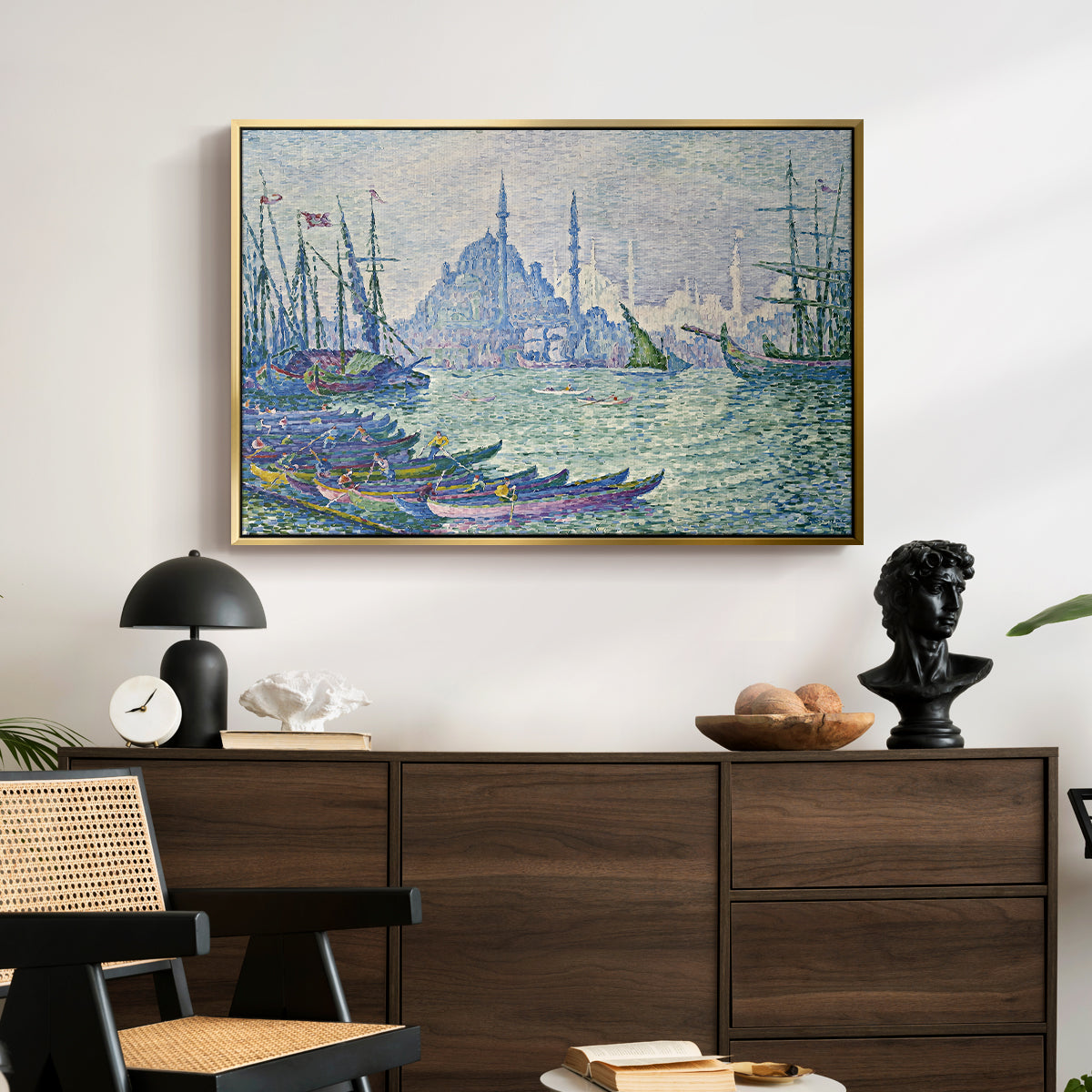 The Golden Horn, Minarets, 1907 - Floater Framed Canvas Print