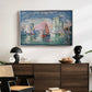 Entrance to the Port of La Rochelle, 1921 - Floater Framed Canvas Print