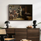 The Plate Printer, 1875 - Floater Framed Canvas Print