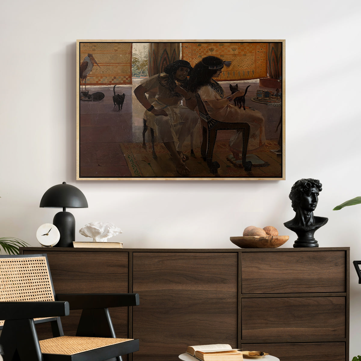 The Age of the Pharaohs, 1914 - Floater Framed Canvas Print
