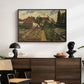 Garden of a Florist (The Flower Garden), 1864 - Floater Framed Canvas Print