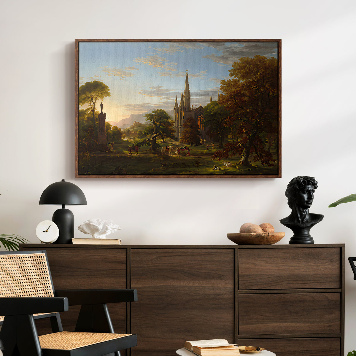 The Return, 1837 - Floater Framed Canvas Print