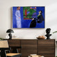 The Conversation, c. 1908-1912 - Floater Framed Canvas Print