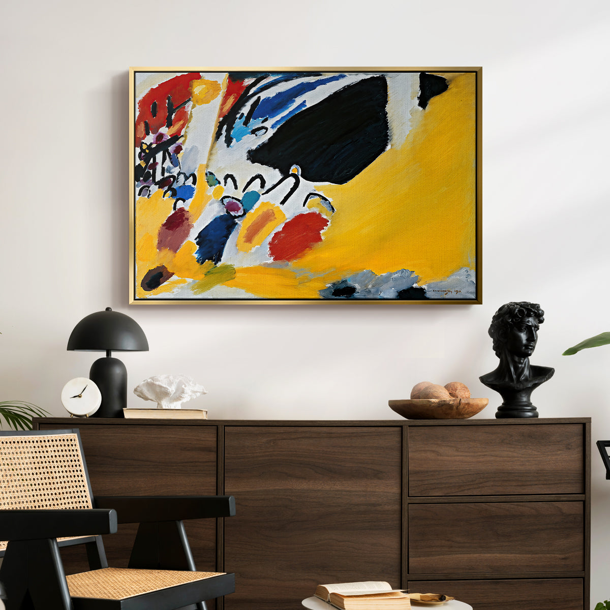 Impression III (Concert), 1911 - Floater Framed Canvas Print