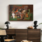Playing Cards, Glasses, Bottle of Rum: "Vive la France", 1914-1915 - Floater Framed Canvas Print