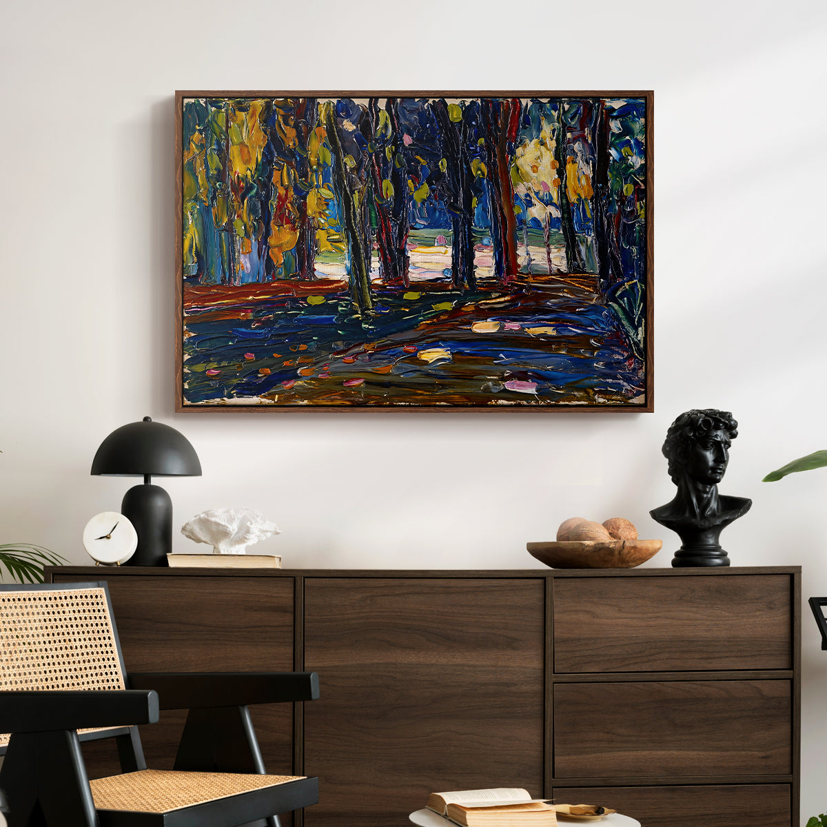 Autumn Study, 1908 - Floater Framed Canvas Print