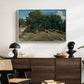 Fontainebleau: Oak Trees at Bas-Bréau, c. 1830-1835 - Floater Framed Canvas Print