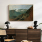 The Dachstein from the Plassen near Hallstatt, 1827 - Floater Framed Canvas Print