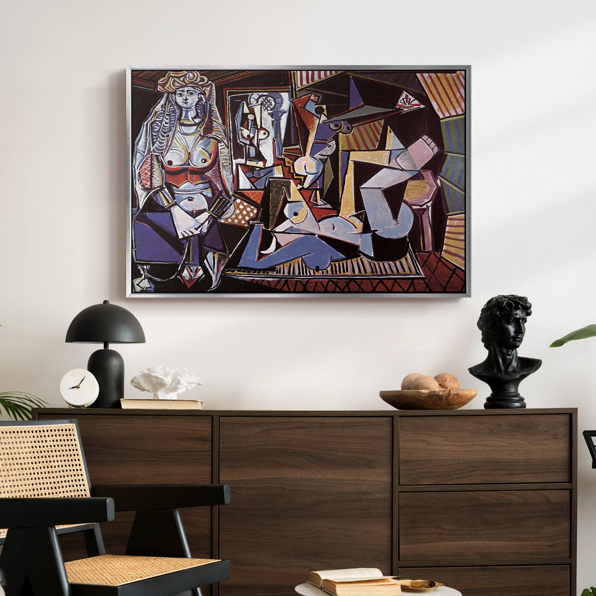 Women of Algiers (Version O), 1955 - Floater Framed Canvas Print