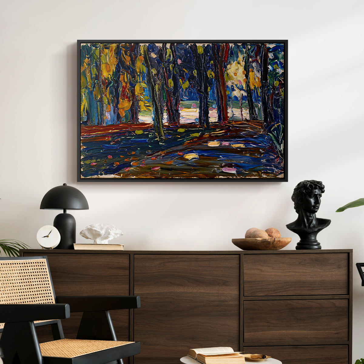 Autumn Study, 1908 - Floater Framed Canvas Print