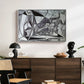 Goat's Skull, Bottle and Candle, 1952 - Floater Framed Canvas Print