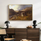 Lledr Valley in Wales, 1864 - Floater Framed Canvas Print