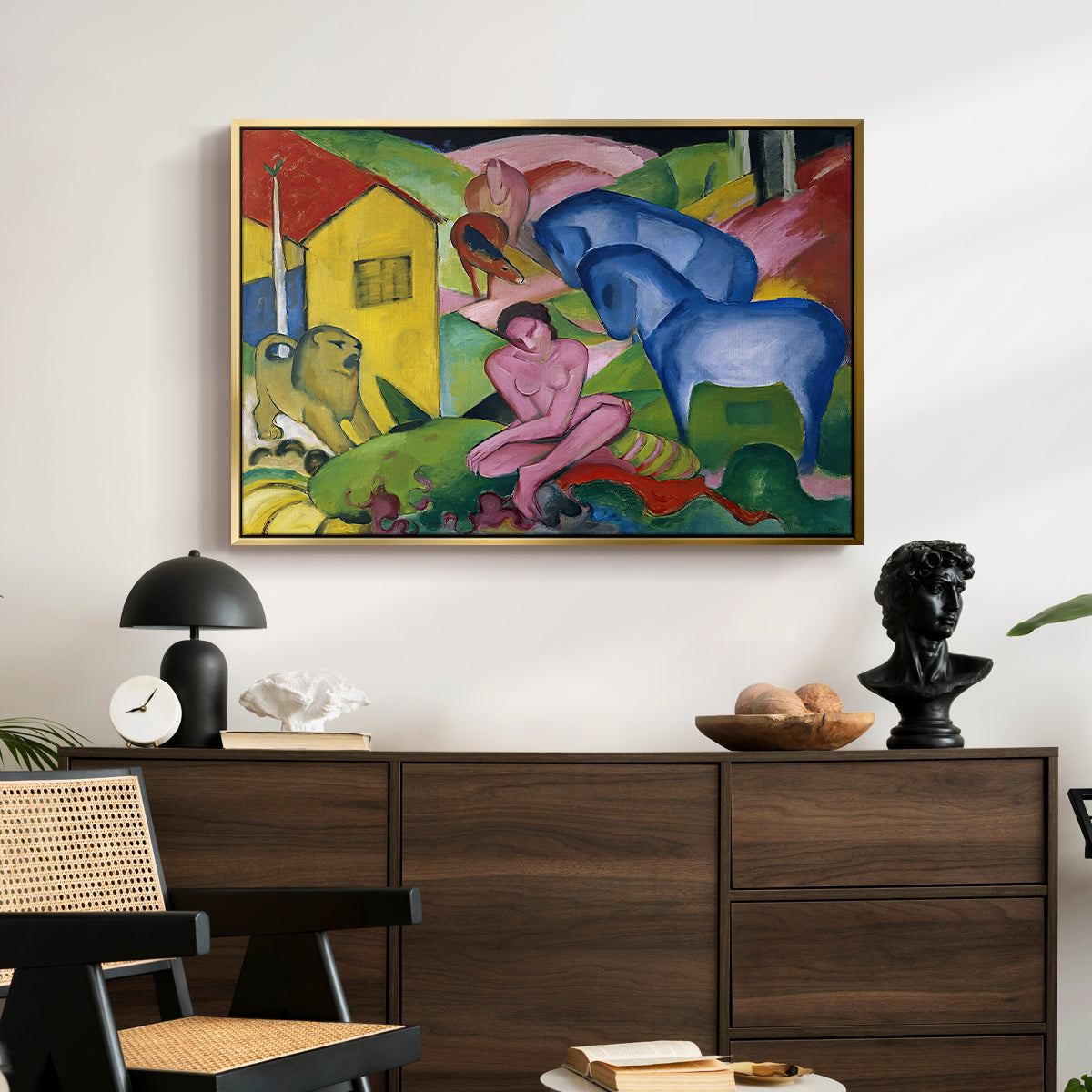 The Dream, 1912 - Floater Framed Canvas Print