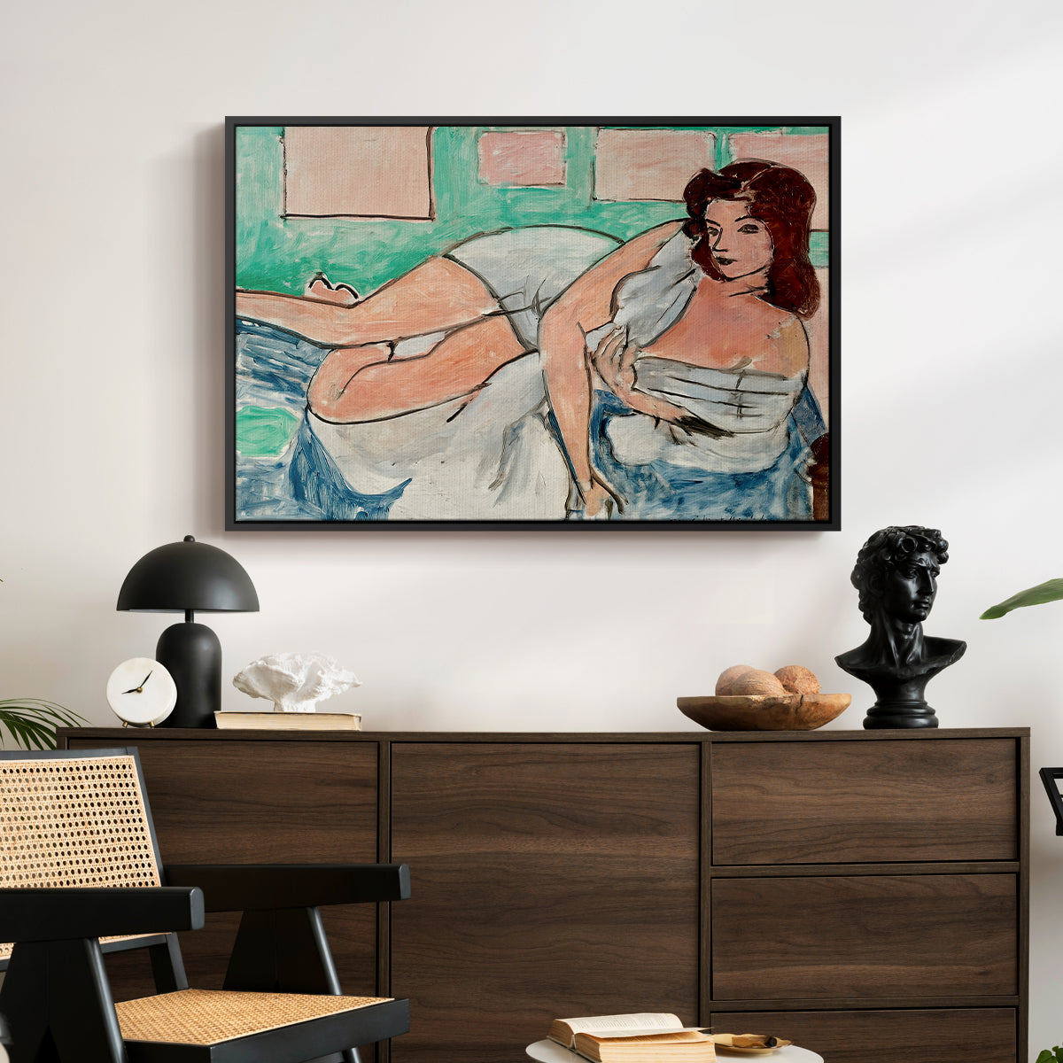 Nude in a Bathrobe (Nu au peignoir), 1941 - Floater Framed Canvas Print