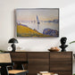 Evening Calm, Concarneau, Opus 220, 1891 - Floater Framed Canvas Print