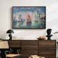 Entrance to the Port of La Rochelle, 1921 - Floater Framed Canvas Print