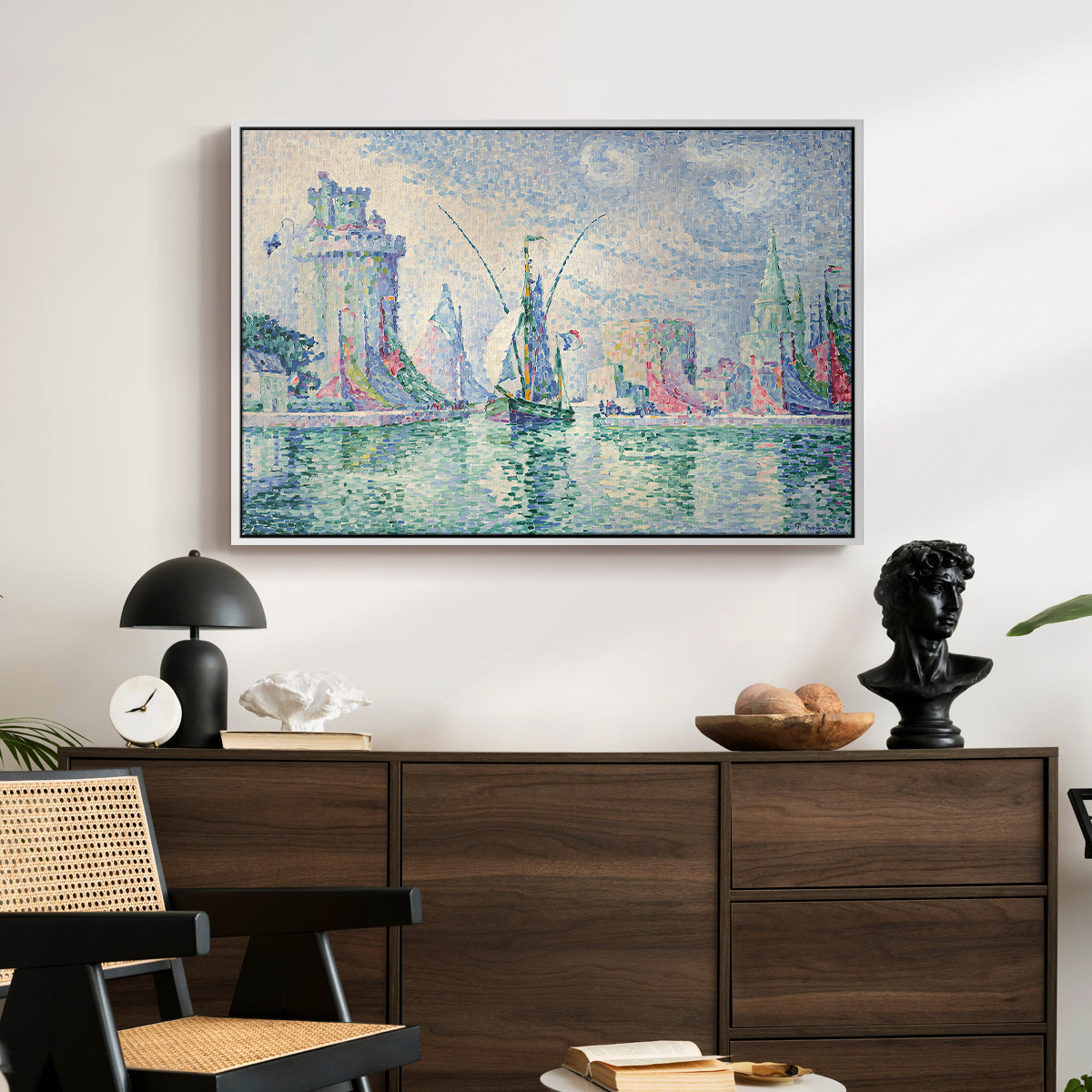 The Green Towers (Les tours vertes, la Rochelle), 1913 - Floater Framed Canvas Print