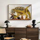 Cat Eating a Bird, 1939 - Floater Framed Canvas Print