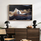Shooting the Rapids, Saguenay River, 1905-1910 - Floater Framed Canvas Print