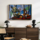 Still Life with Bull's Skull, 1939 - Floater Framed Canvas Print